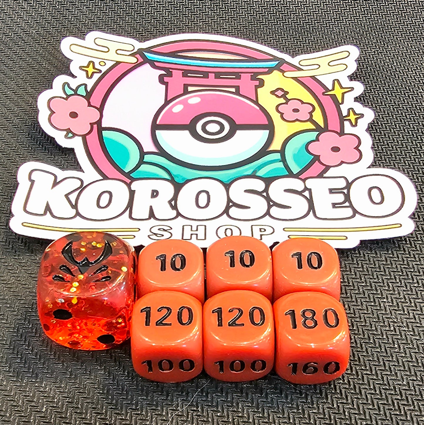 Lost Origin - ETB Dice - 6 Damage Counters and 1 Coin-Flip Die