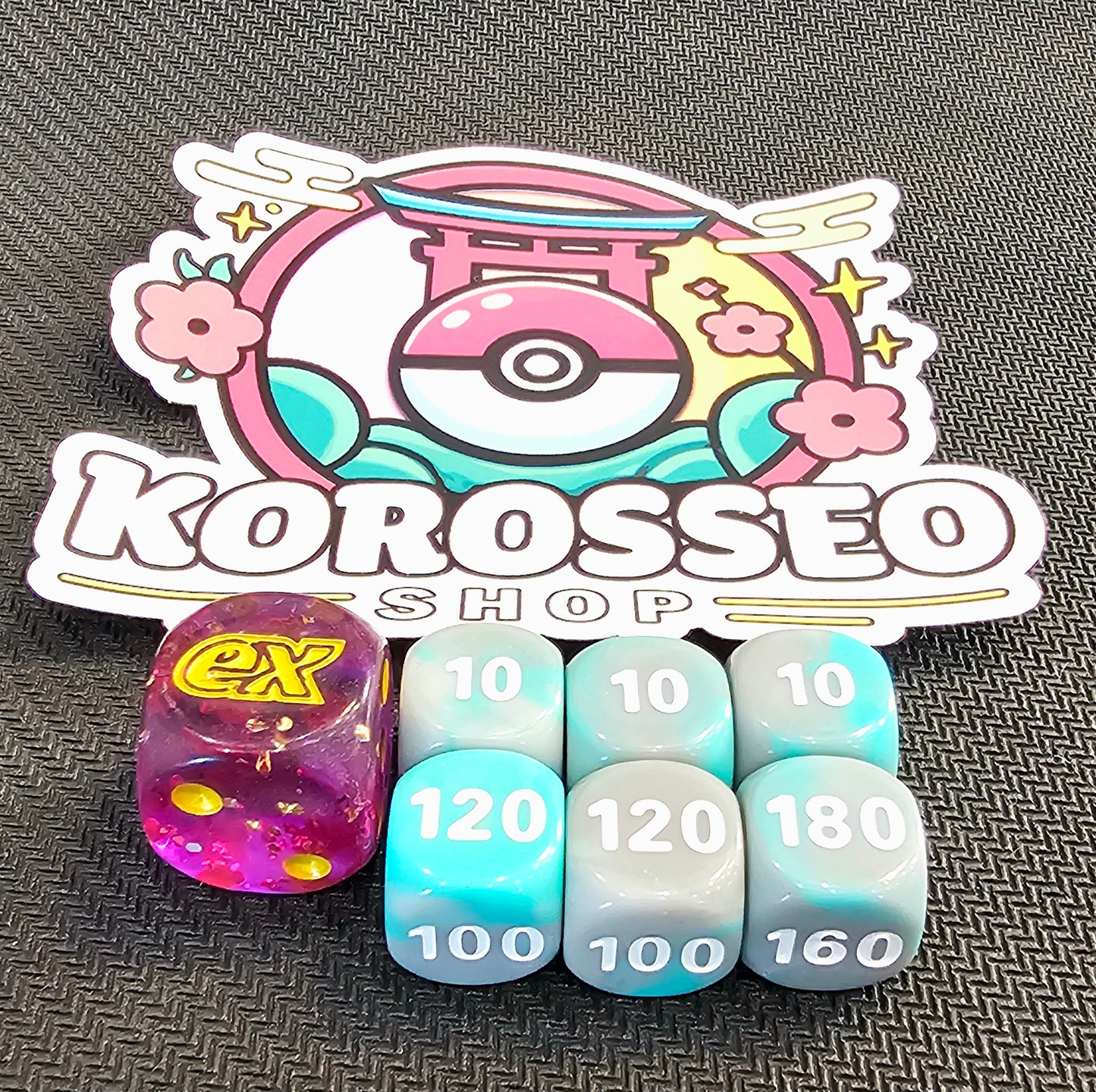 Scarlet & Violet - ETB Dice - 6 Damage Counters and 1 Coin-Flip Die