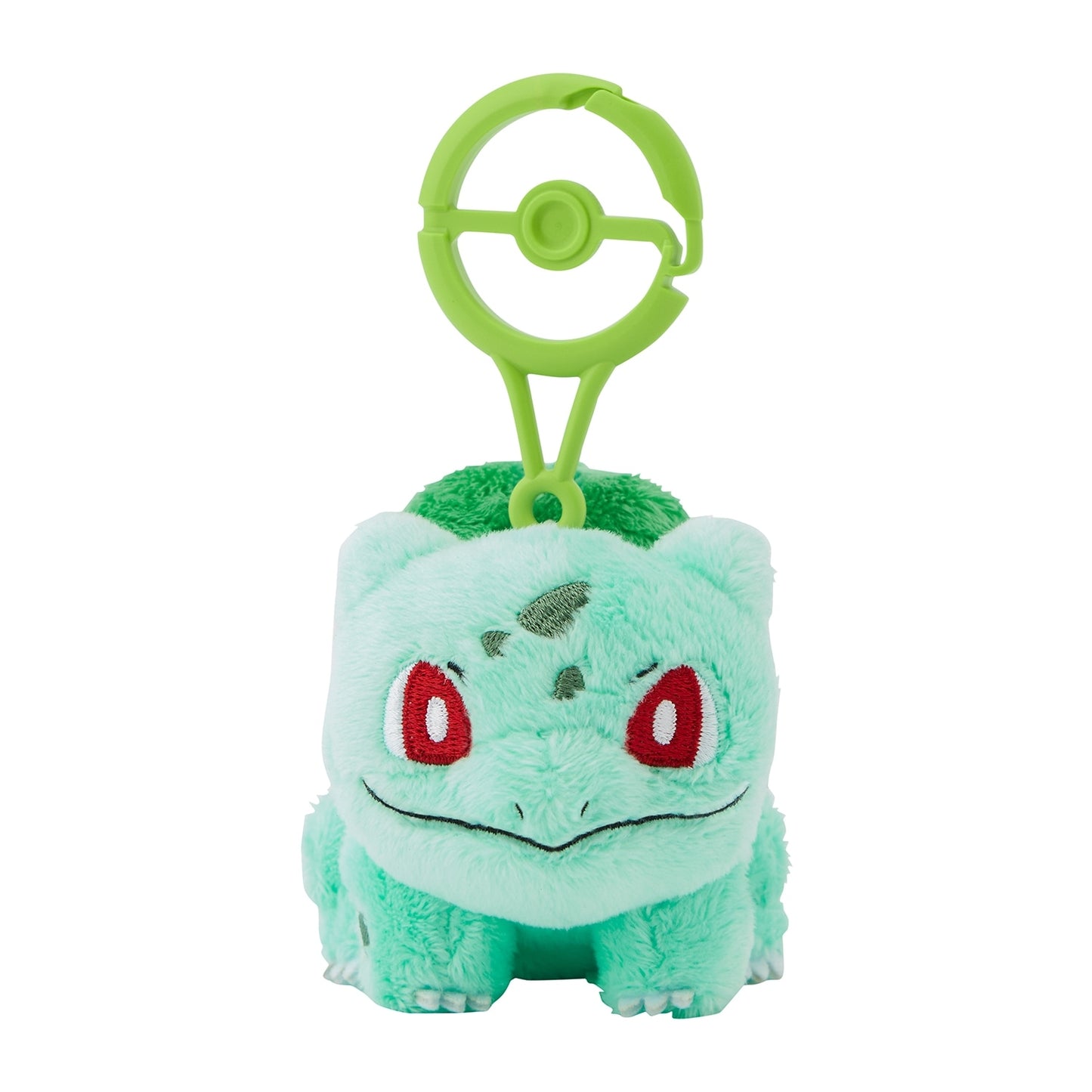 Bulbasaur mascot with carabiner