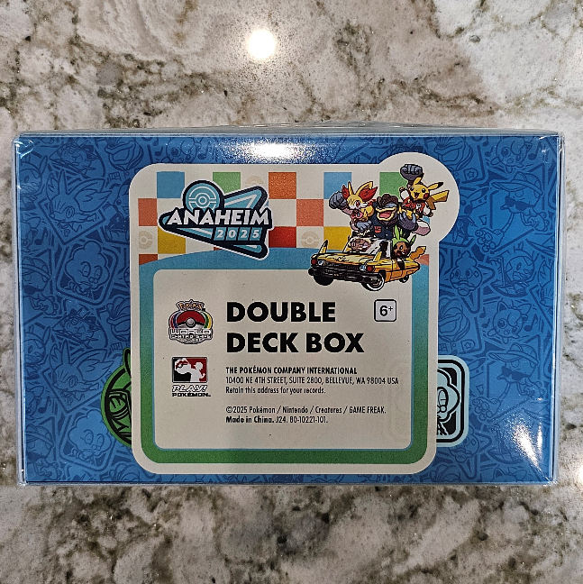 2025 Pokemon World's Competitors Kit Exclusive - Double Deck Box