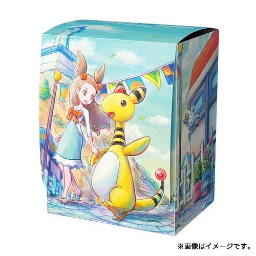 Pokemon Card Game Deck Case Jasmine and Ampharos Deckbox