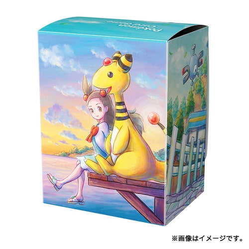 Pokemon Card Game Deck Case Jasmine and Ampharos Deckbox