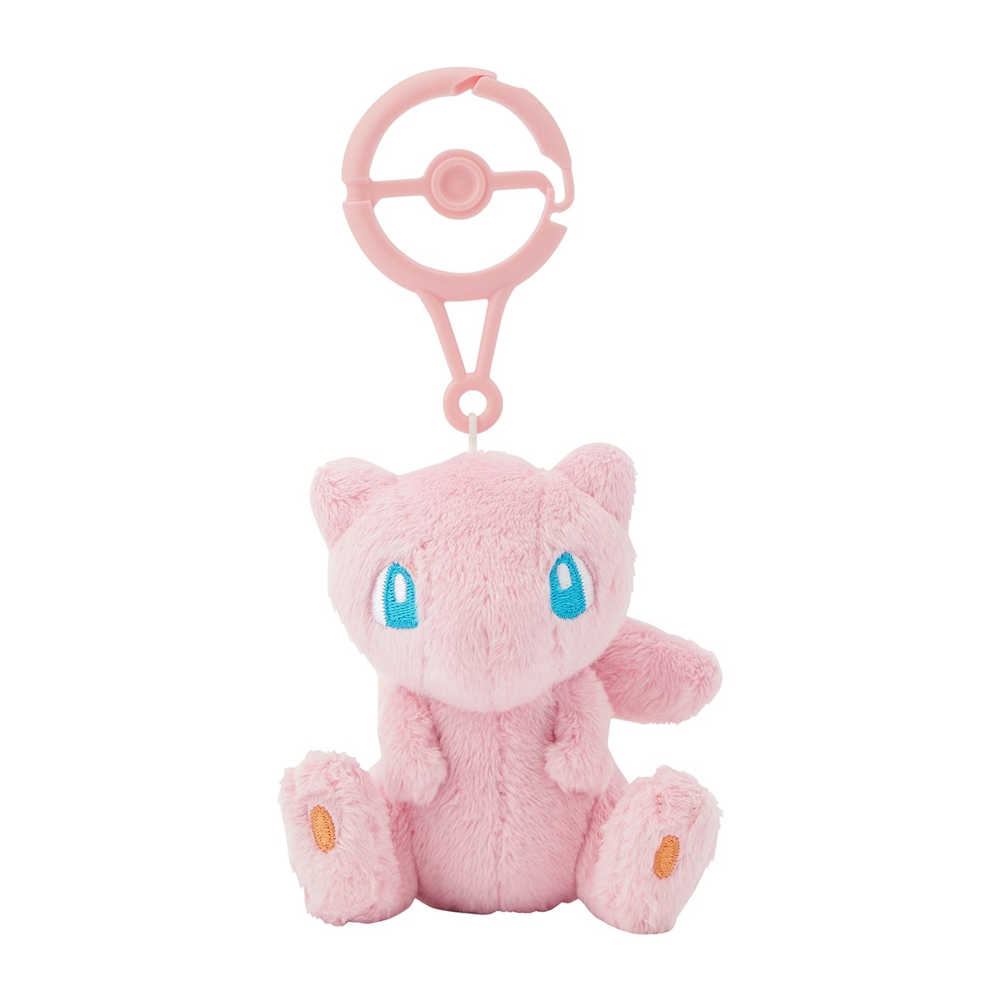 Mew mascot with carabiner