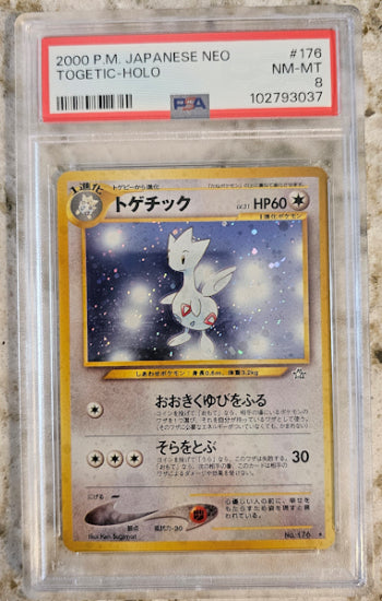 Togetic Holo #176 - NEO (JPN) - PSA 8
