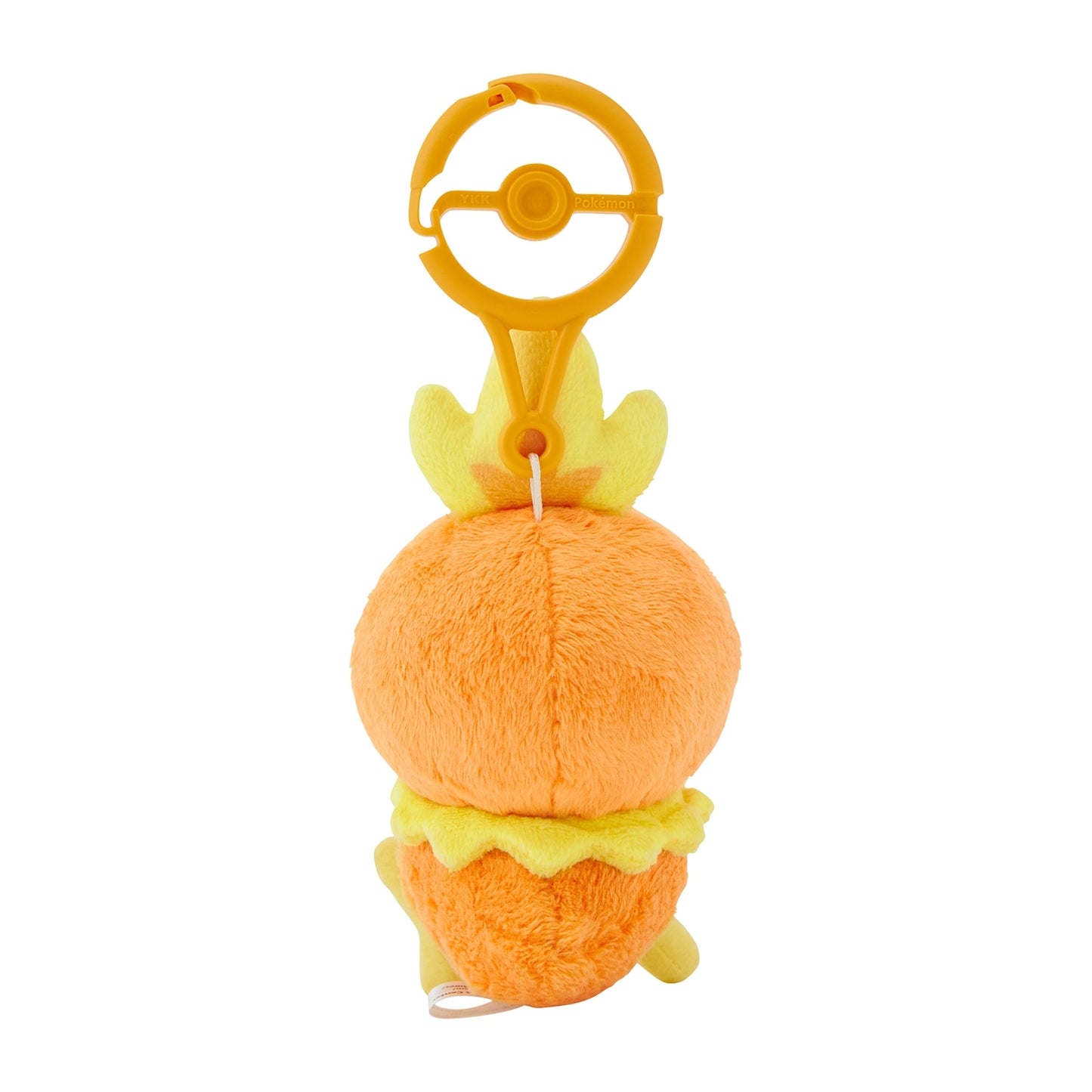 Torchic mascot with a carabiner