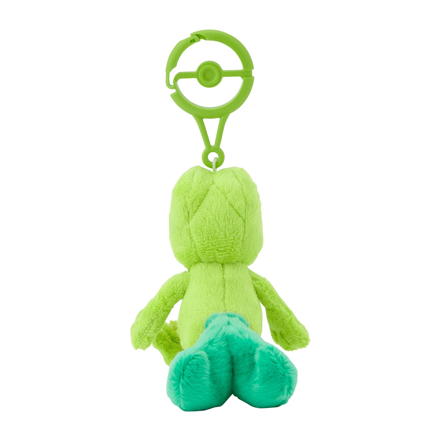 Treecko mascot with carabiner