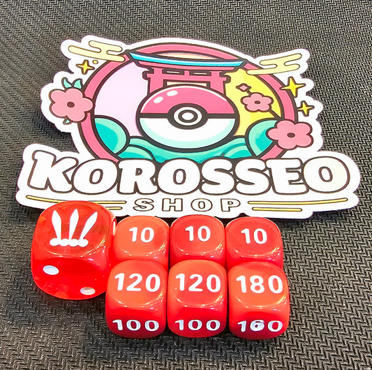 Battle Styles - ETB Dice - 6 Damage Counters and 1 Coin-Flip Die