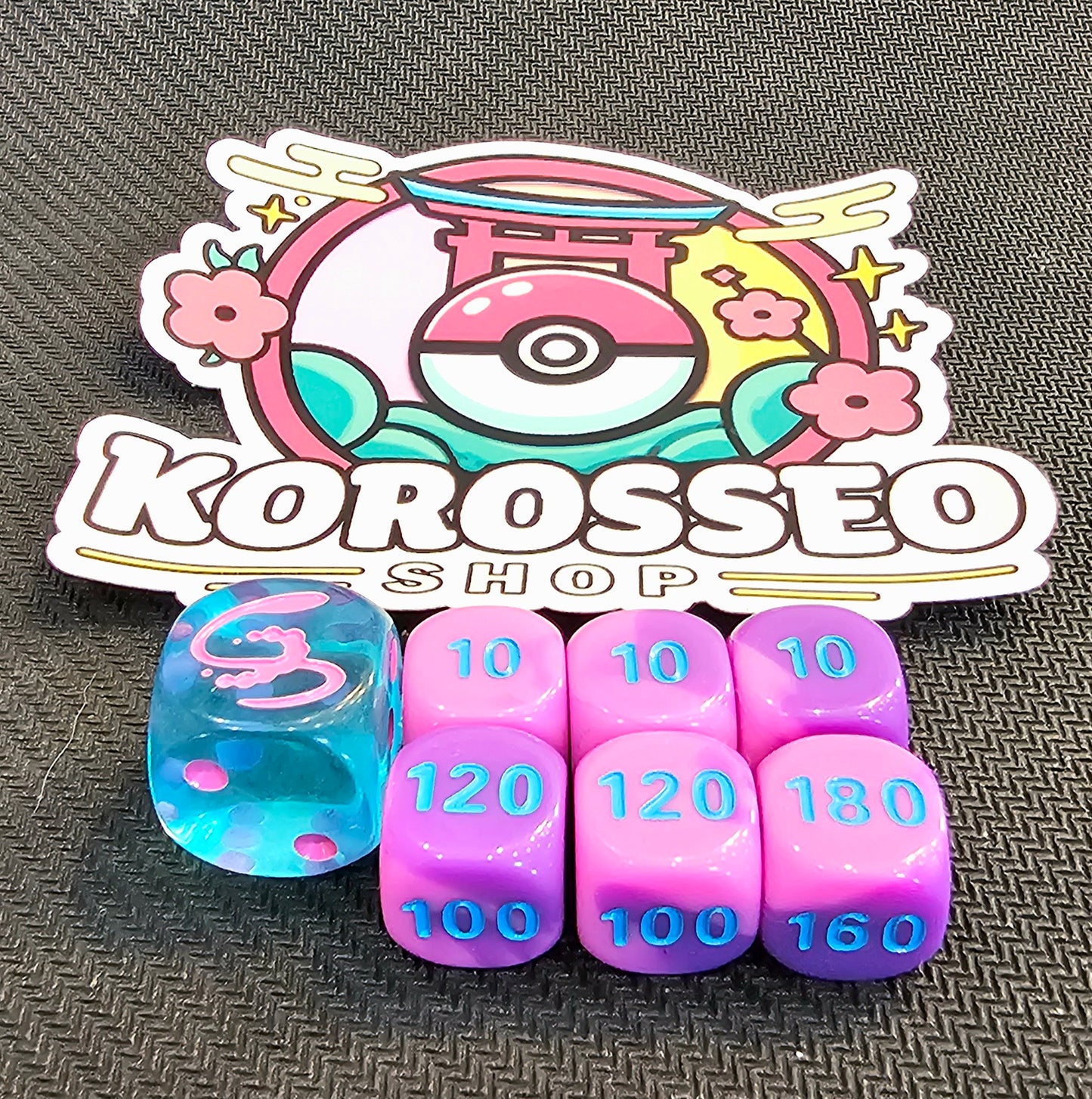 Fusion Strike - ETB Dice - 6 Damage Counters and 1 Coin-Flip Die