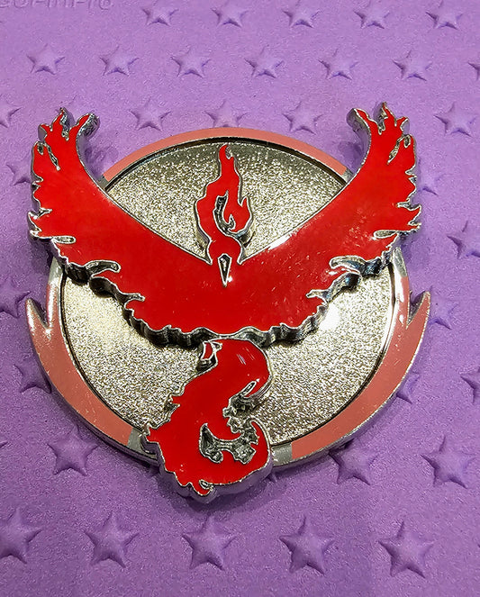 Team Valor MOLTRES Pin - Official Metal Pin - Pokemon GO Special Collection Box