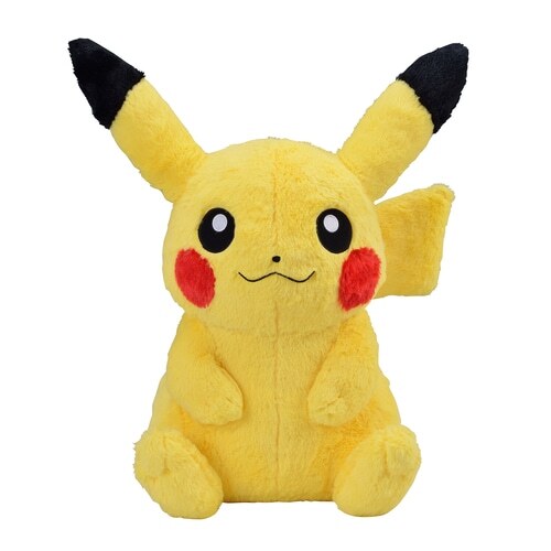 Big fluffy stuffed toy Pikachu