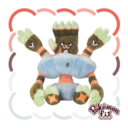 Barbaracle #689 Pokemon Fit Plush