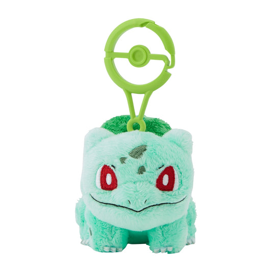 Bulbasaur mascot with carabiner