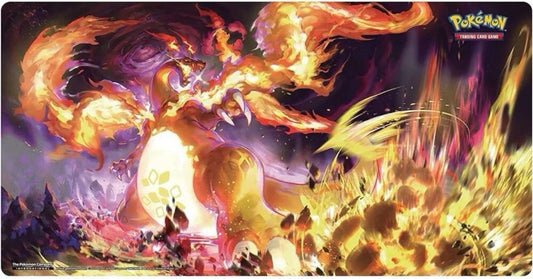 Pokemon TCG: Charizard VMAX Playmat from UPC Box