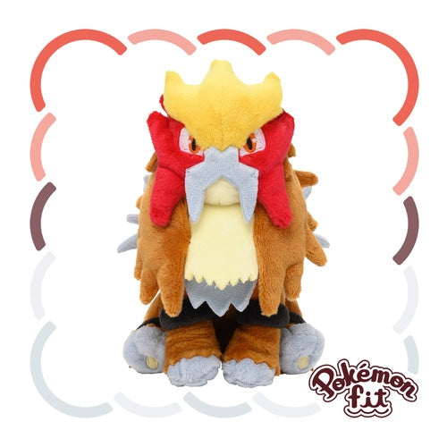 Entei #244 Pokemon Fit Plush