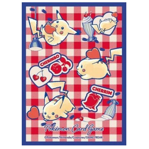 Pokemon TCG: Pokemon Center Japan Exclusive Card Sleeves - Pikachu and Cherrim (64-Pack)