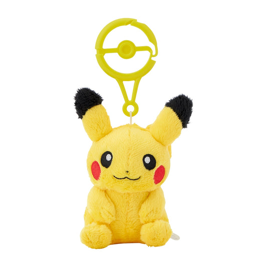 Pikachu mascot with carabiner