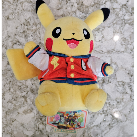 2025 Pokemon World's Competitors Kit Exclusive - Pikachu Plush