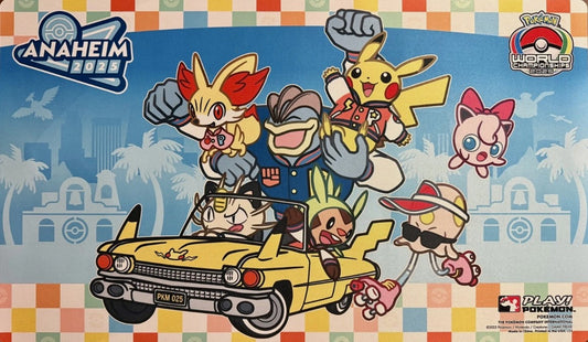 Pokemon TCG: 2025 Pokemon Worlds Anahiem  Exclusive Prizewall Playmat