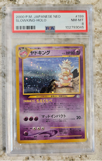 Slowking Holo #199 - NEO (JPN) - PSA 8