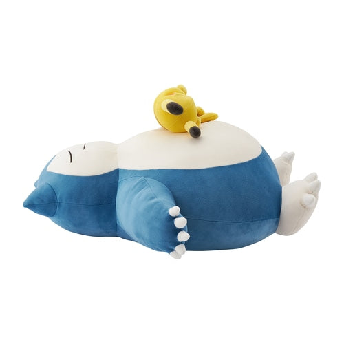 Soft Plush Toy Pokémon Sleep Goodnight Snorlax & Pikachu