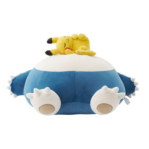 Soft Plush Toy Pokémon Sleep Goodnight Snorlax & Pikachu