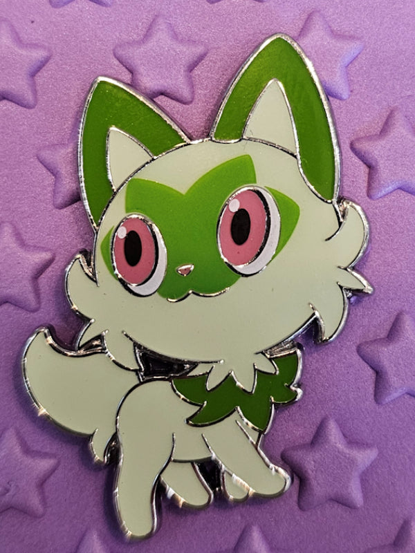 Sprigatito - Official Metal Paldea Collector Pin