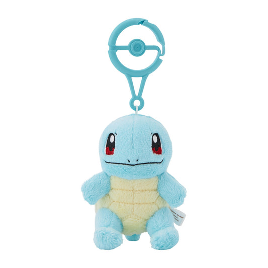 Squirtle mascot with carabiner